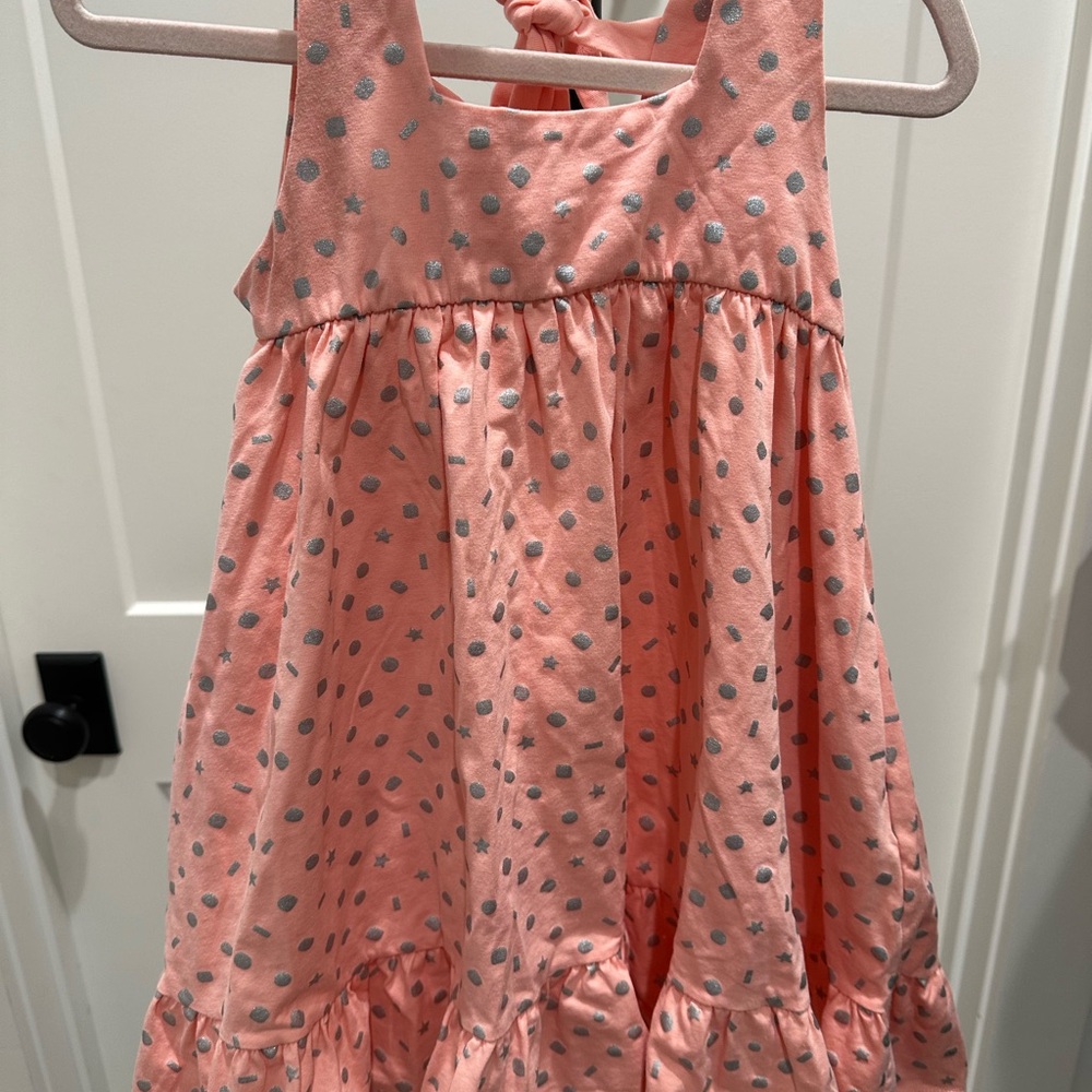 Pink Polka Dot Kids Dress